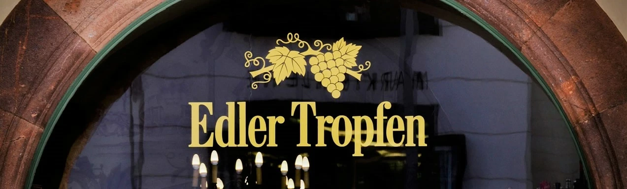 Edler Tropfen Fenster Logo